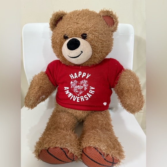 Build-A-Bear Other - Build-A-Bear Brown Bear with Red Clothing